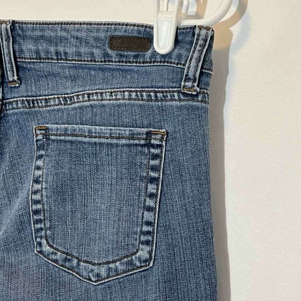 Kut From The Kloth Jeans Women's 8 Blue Catherine Boyfriend Straight Mid Rise - Picture 8 of 16
